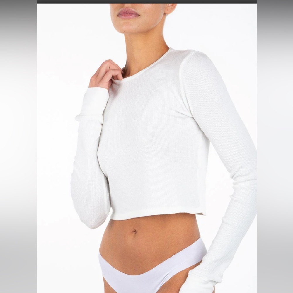 White Long Sleeve Women's Top